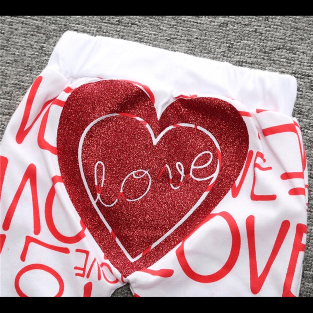 SALE!! 3pc Valentines Onesie Set